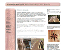 Tablet Screenshot of californiahardwoods.net
